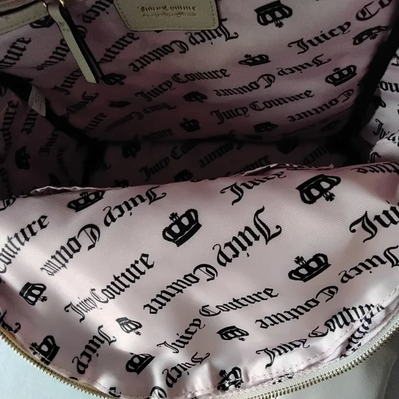 Juicy Couture Black and Cream Backpack - Picture 4 of 6